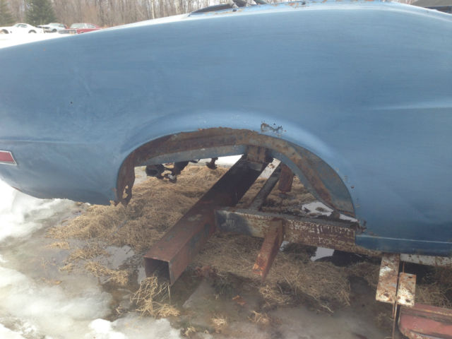 1970 Medium bright blue metallic Ford Mustang Convertible