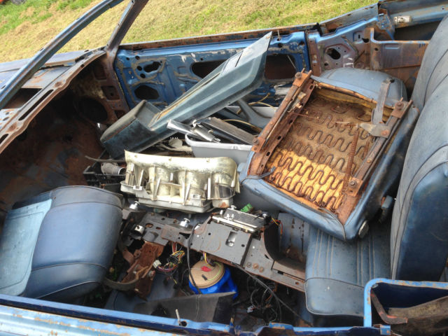 1970 Medium bright blue metallic Ford Mustang Convertible