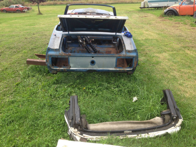 1970 Medium bright blue metallic Ford Mustang Convertible