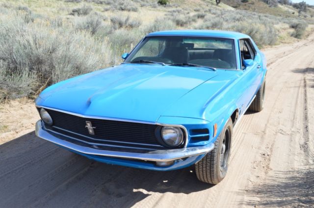 1970 Blue Ford Mustang Coupe