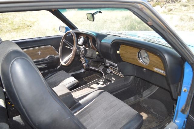 1970 Blue Ford Mustang Coupe