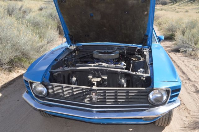 1970 Blue Ford Mustang Coupe
