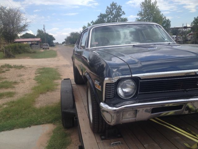1970 Blue Chevrolet Nova Coupe