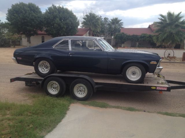 1970 Blue Chevrolet Nova Coupe