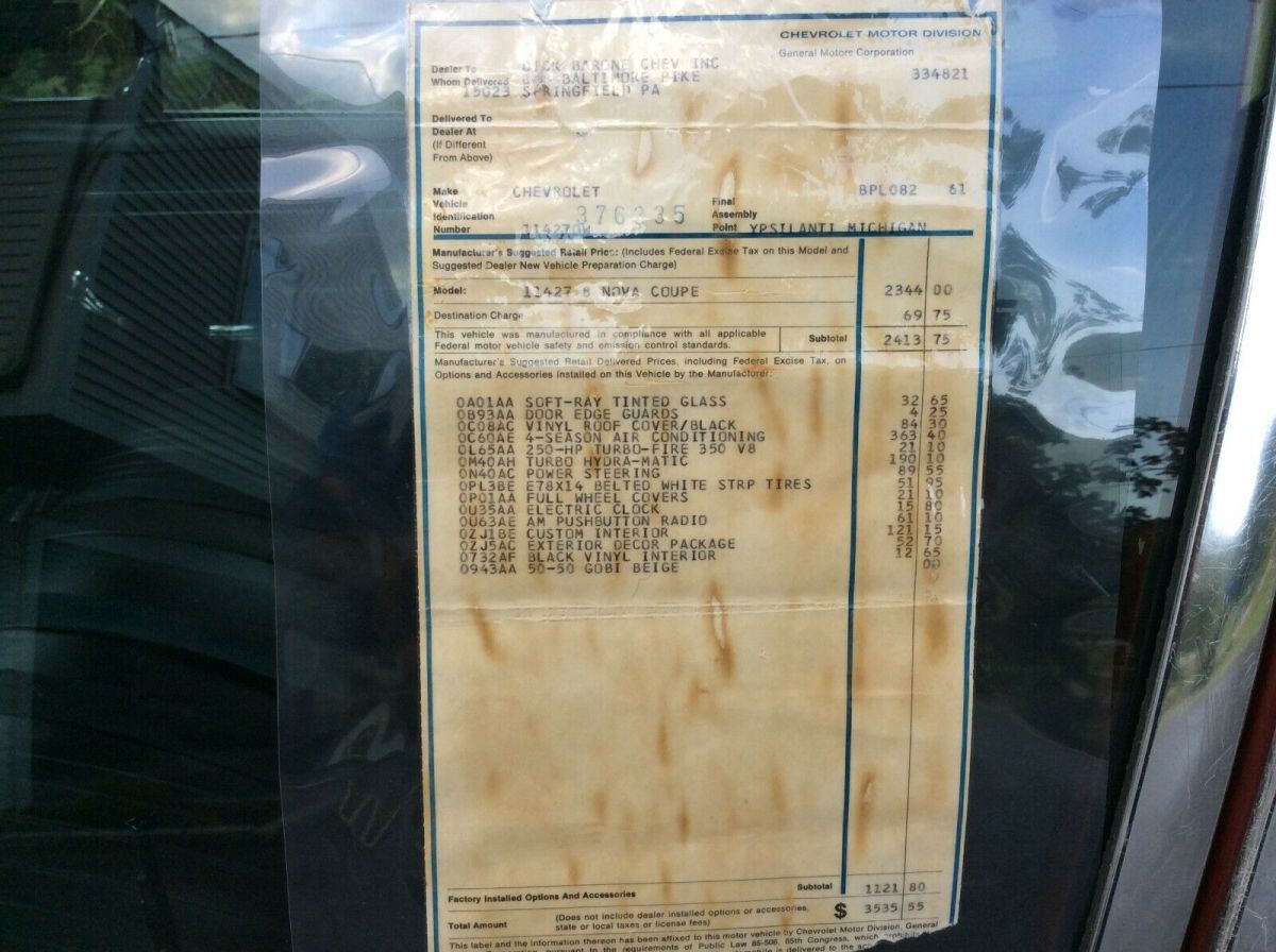 1970 Chevrolet Nova Coupe