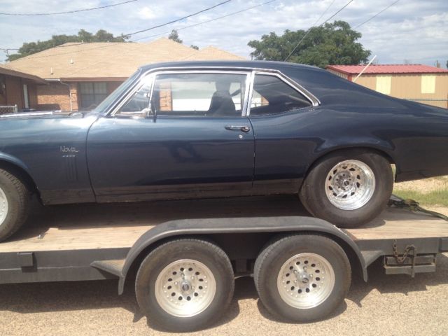 1970 Blue Chevrolet Nova Coupe
