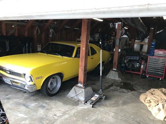 1970 Yellow Chevrolet Nova 2dr