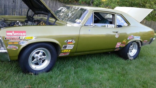 1970 Green Chevrolet Nova Sedan