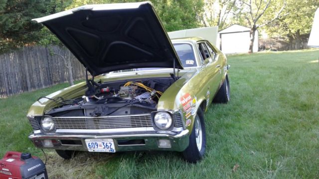 1970 Green Chevrolet Nova Sedan