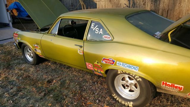1970 Green Chevrolet Nova Sedan