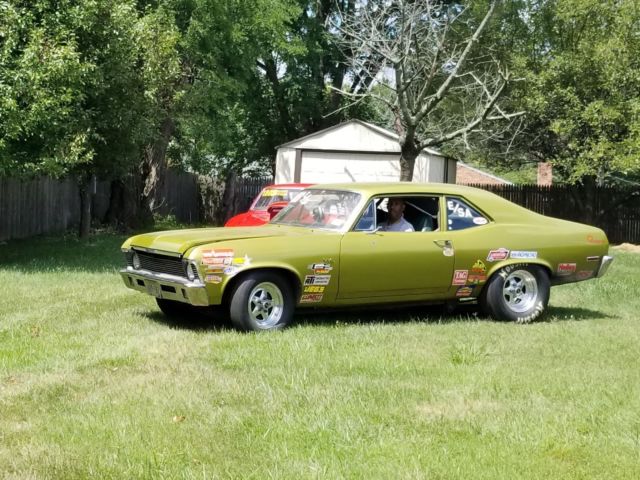 1970 Green Chevrolet Nova Sedan