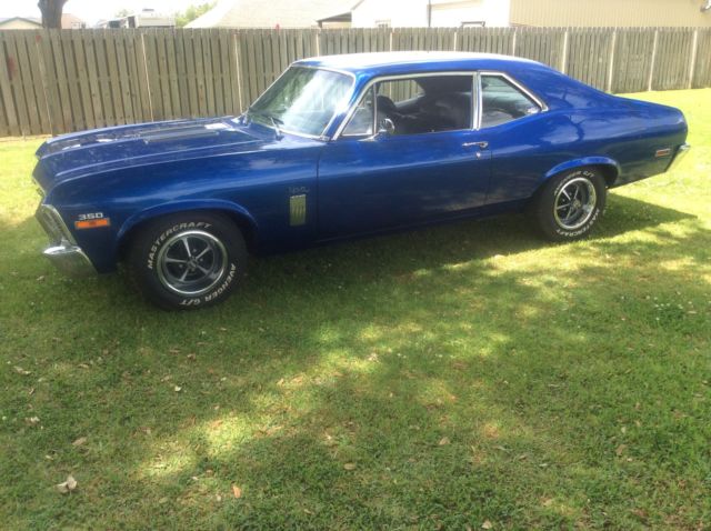 1970 Blue Chevrolet Nova Coupe