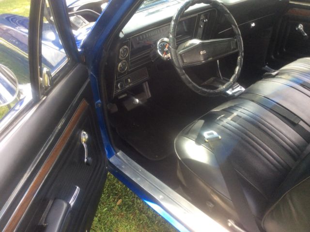 1970 Blue Chevrolet Nova Coupe