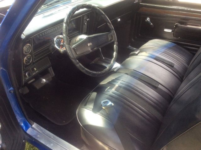 1970 Blue Chevrolet Nova Coupe