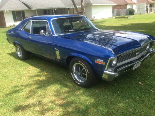 1970 Blue Chevrolet Nova Coupe