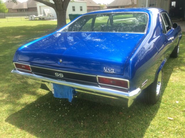 1970 Blue Chevrolet Nova Coupe