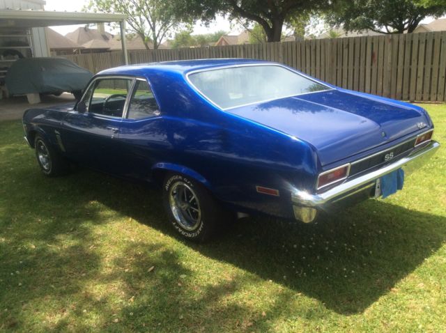 1970 Blue Chevrolet Nova Coupe