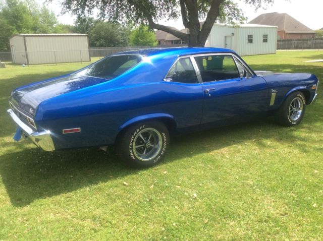 1970 Blue Chevrolet Nova Coupe