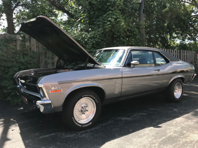 1970 Silver Chevrolet Nova Sedan