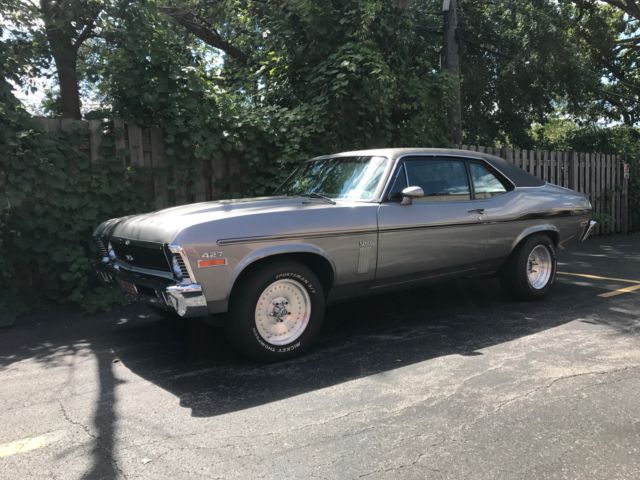 1970 Silver Chevrolet Nova Sedan