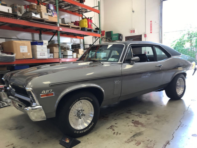 1970 Silver Chevrolet Nova Sedan