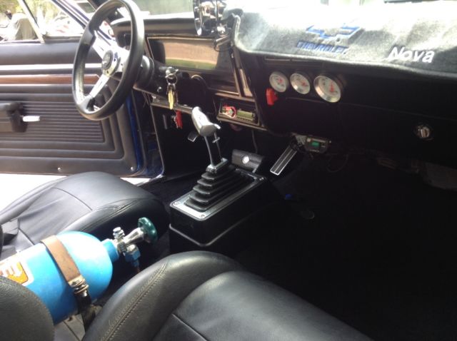 1970 Blue Chevrolet Nova Coupe
