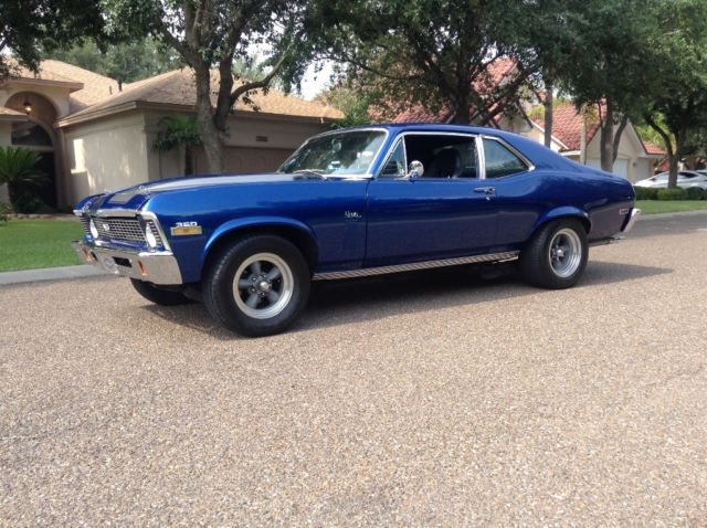1970 Blue Chevrolet Nova Coupe