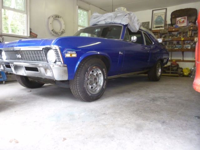1970 Blue Chevrolet Nova Coupe