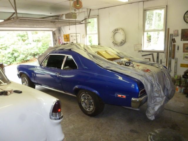 1970 Blue Chevrolet Nova Coupe