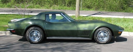 1970 Green Chevrolet Corvette Coupe