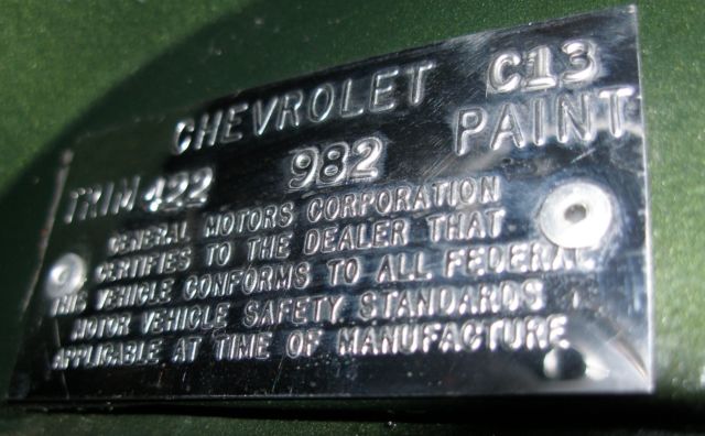 1970 Green Chevrolet Corvette Coupe