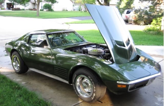 1970 Green Chevrolet Corvette Coupe
