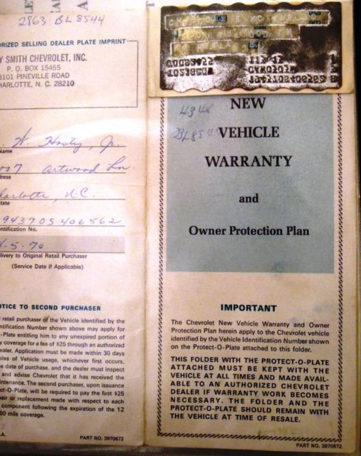 1970 Green Chevrolet Corvette Coupe