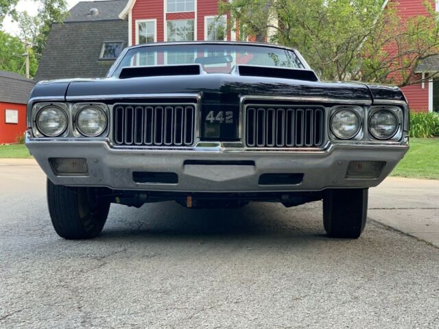 1970 Code 19 Ebony Black Oldsmobile 442 Convertible
