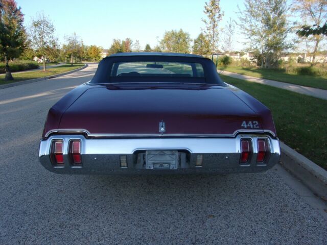 1970 Code 78 Burgundy Mist Oldsmobile 442 Convertible