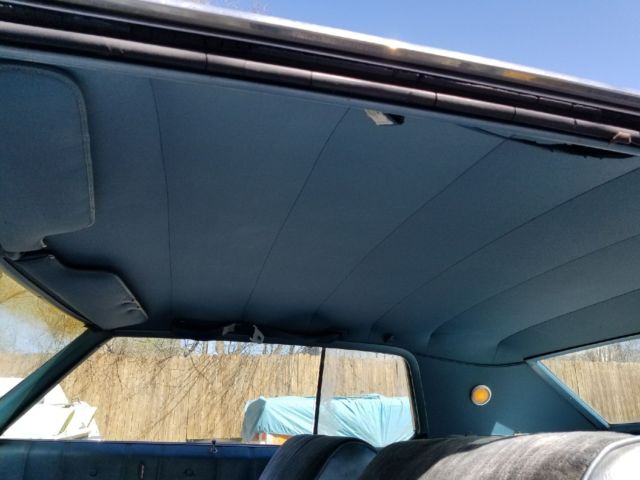 1970 Blue Oldsmobile Ninety-Eight Coupe