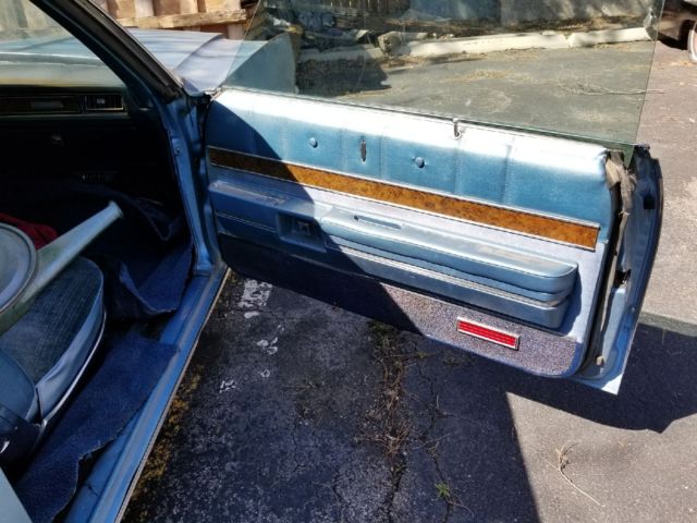 1970 Blue Oldsmobile Ninety-Eight Coupe