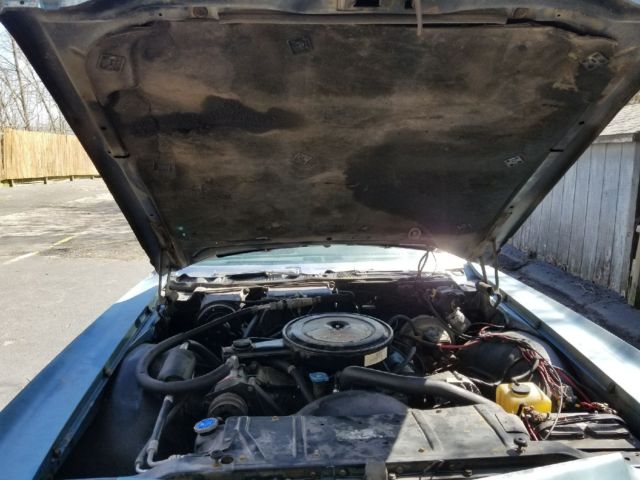 1970 Blue Oldsmobile Ninety-Eight Coupe