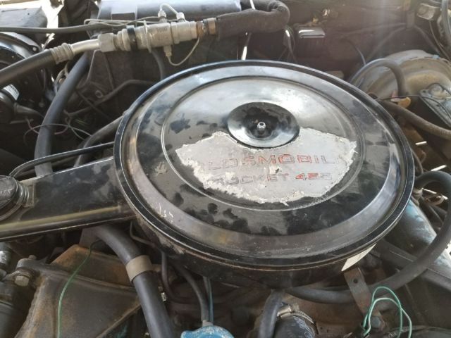 1970 Blue Oldsmobile Ninety-Eight Coupe