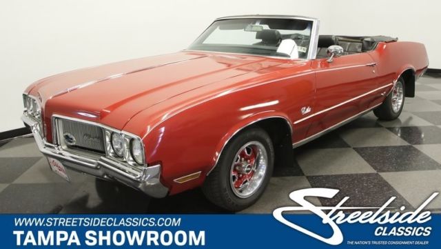 1970 Red Oldsmobile Cutlass Convertible