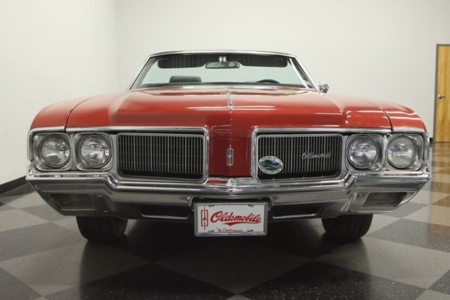 1970 Red Oldsmobile Cutlass Convertible