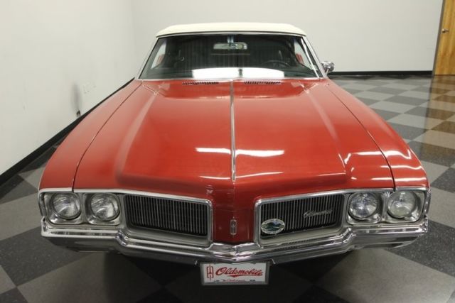 1970 Red Oldsmobile Cutlass Convertible