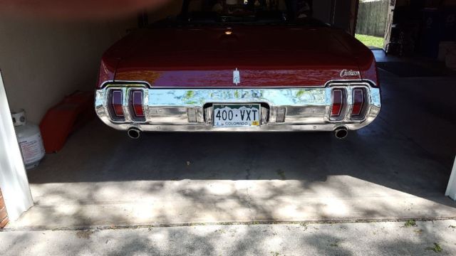 1970 Red Oldsmobile Cutlass Convertible