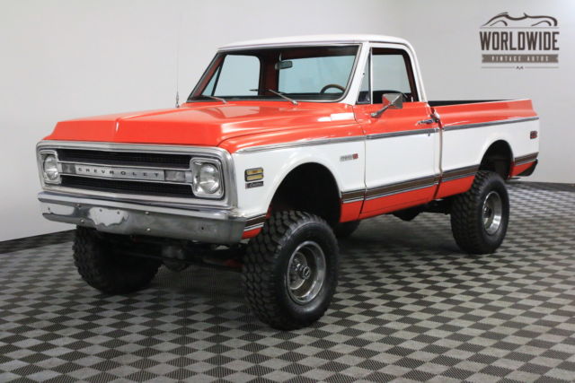 1970 Orange Chevrolet K10