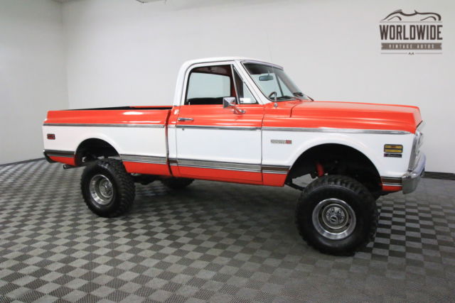 1970 Orange Chevrolet K10