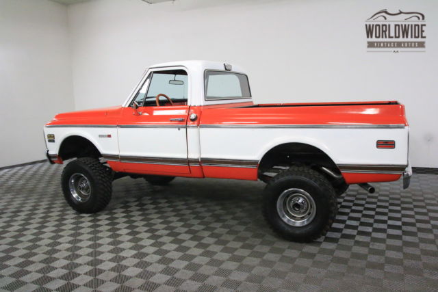 1970 Orange Chevrolet K10