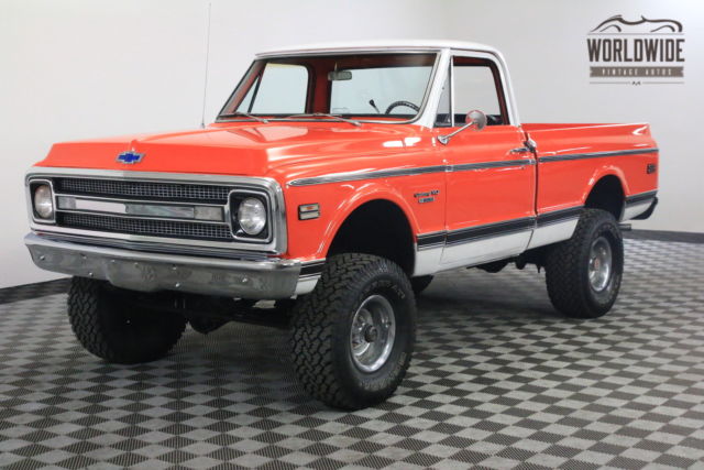 1970 Orange Chevrolet C10