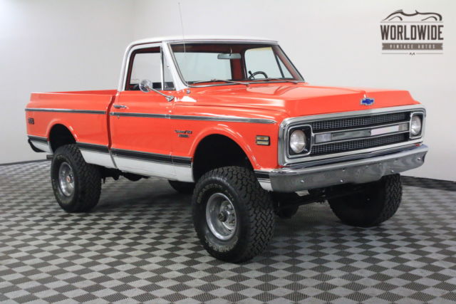 1970 Orange Chevrolet C10