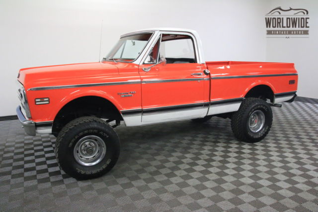 1970 Orange Chevrolet C10
