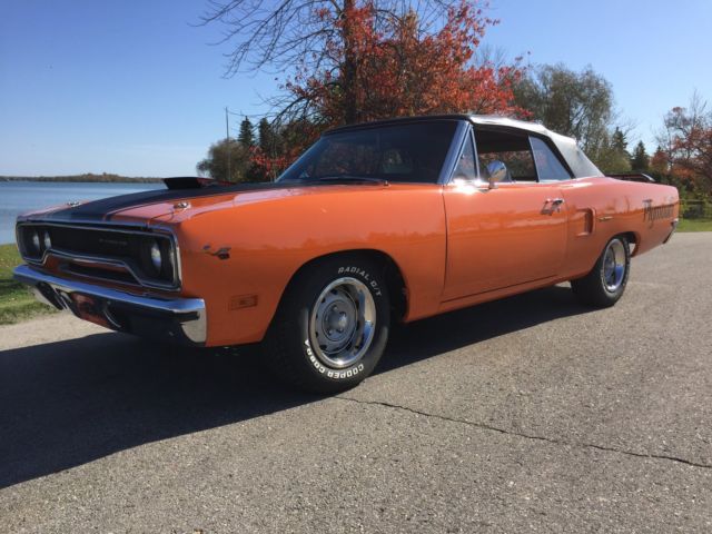 1970 Orange Plymouth Road Runner Convertible